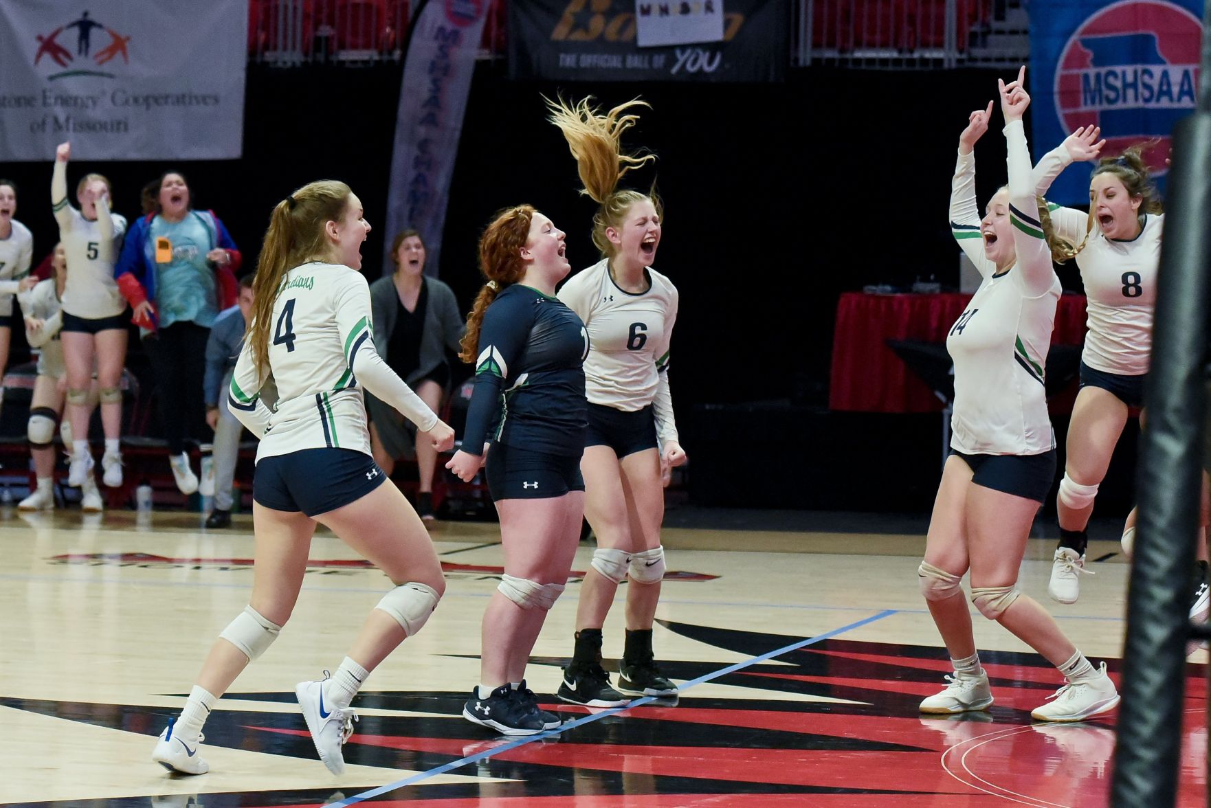 11/09/19 - Girls Volleyball - Class 3 third place match - Windsor vs St, Michael